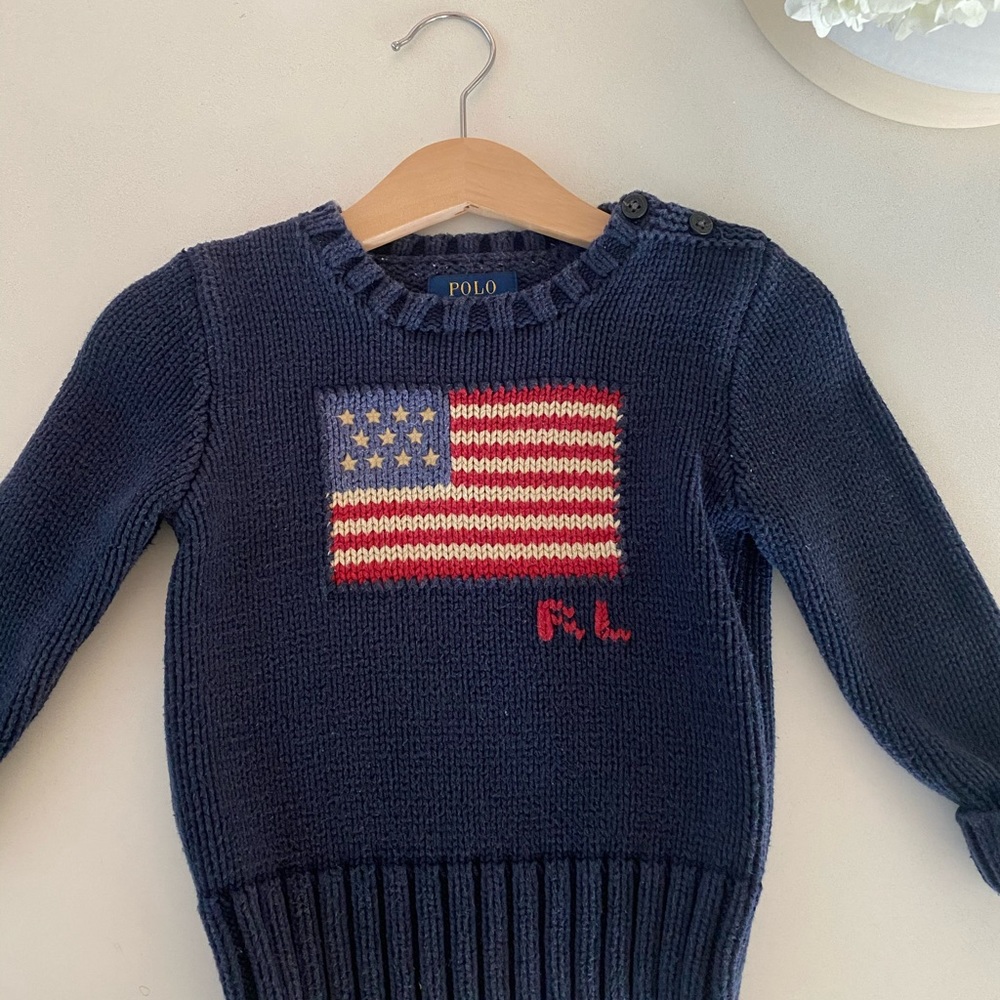 Polo Ralph Lauren American Flag Sweater